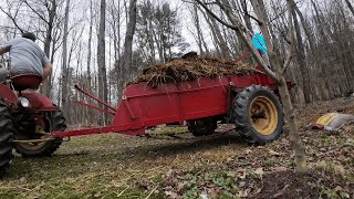 Bringing Old Farm Equipment Back to Life Manure Spreader Edition [upl. by Eillib]