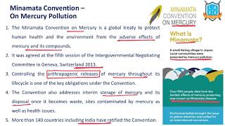 What is Minamata Convention on Mercury Pollution   Minamata Convention అంటే ఏమిటి La Excellence [upl. by Ydahs]