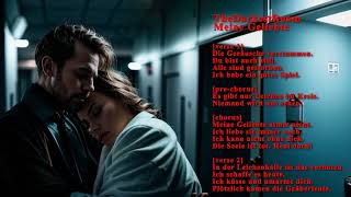 TheDarkestRoom  Meine Geliebte Suno AI Neue Deutsche Härte authors lyrics [upl. by Rinee322]