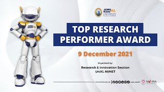 🔴 TOP RESEARCH PERFORMER AWARD 2021  ORGANIZED BY RESEARCH amp INNOVATION SECTION UNIKL MIMET [upl. by Aneeram]