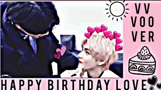 HAPPY BIRTHDAY 🎂 VOO 💜 Taejin moments during Taes birthdays 2013  2021 💜 Shy instrumental💜 [upl. by Alsi]