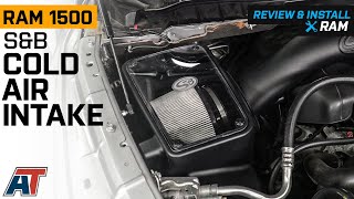 20092018 RAM 1500 57L SampB Cold Air Intake with Dry Extendable Filter Review amp Install [upl. by Iror]