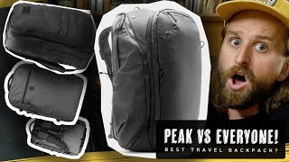 PEAK DESIGN TRAVEL BAG VS NOMATIC WANDRD GORUCK [upl. by Nitfa]