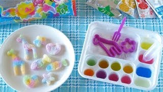 Kracie Popin Cookin DIY Oekaki Gummy Land Kit クラシエ おえかきグミランド  OCHIKERON  CREATE EAT HAPPY [upl. by Gustafsson]