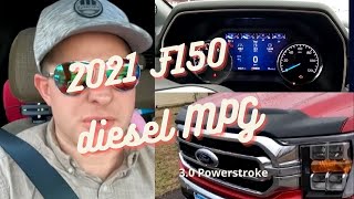 2021 Ford F150 Powerstroke Road Trip MPG and Review [upl. by Walcott]