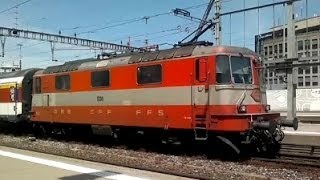 Swiss Express es gibt ihn immer noch zumindest die Lok SBB 11109 Re 44 [upl. by Kipton]