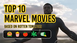 Top 10 marvel moviesbased on rotten tomatoes [upl. by Helena726]