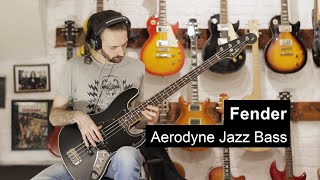 Fender Aerodyne Jazz Bass AJB DEMO [upl. by Audry]