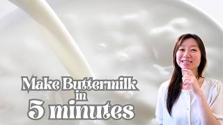 How to Make Buttermilk in 5 Minutes [upl. by Ubald990]