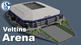 Veltins Arena Schalke04  Minecraft [upl. by Shalna]