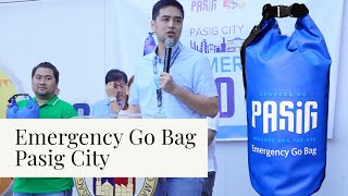 Emergency Go Bag  Pasig City [upl. by Nrubua]