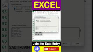 TEXT AND NUMBER SEPARATE IN EXCEL shortsvideo trendingshorts tipsandtricks shortcutkeys [upl. by Tabbatha187]