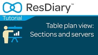 Table plan view servers and sections [upl. by Lonyer]