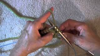 How to knit in the round on 2 circular needles [upl. by Nyltak716]