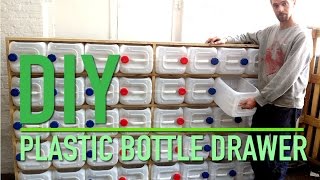 Upcycled plastic bottle drawer storage system [upl. by Rector314]