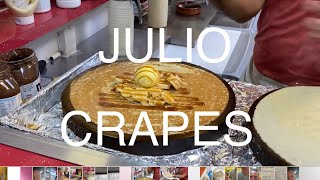 JULIO Alcudia’s famous crape man Mallorca Majorca [upl. by Mickie]