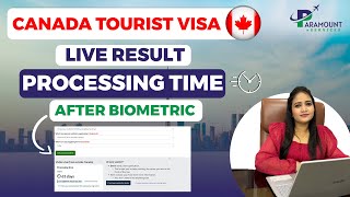 LIVE RESULT  PROCESSING TIME  Canada Tourist Visa  Best Immigration in Punjab [upl. by Mcclimans34]