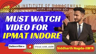 IPMAT Indore 2025 Last Minute Hacks amp Mistakes to AVOID ✅‼️ipmat2025 iimindore examtips [upl. by Mosnar]