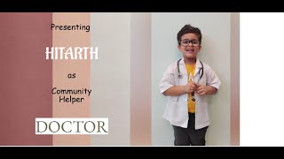 Community Helper for Kids  Doctor community helper  Learn with Hitarth  Helpers of our society [upl. by Anya]