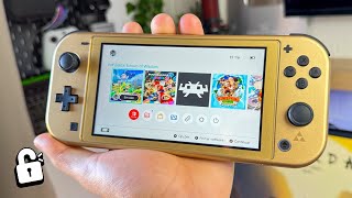 Comprei um Switch Lite DESBLOQUEADO edição zelda [upl. by Neetsyrk]