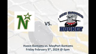 Hazen Northstars Bantams vs MayPort Ice Dawgs Bantams [upl. by Nibor342]