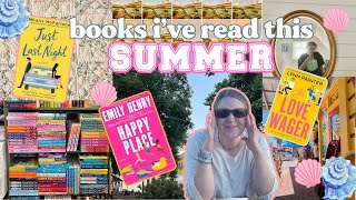 JUNE amp JULY READING WRAP UP 🏝️🍉  romcoms fantasy mystery [upl. by Akena]