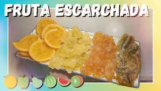 🍈🍊Cómo hacer FRUTA ESCARCHADA para el ROSCÓN DE REYES🥝🍏 [upl. by Middendorf404]