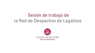 Sesión de trabajo de la Red de Despachos de Madrid [upl. by Antonin]