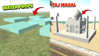 Water props  Taj mahal Update Indian bike driving 3d Secret Update😱 [upl. by Ybanrab253]