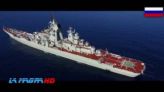 Russian Navy KirovClass Battlecruiser  Pyotr Velikiy 1080p [upl. by Audrie]