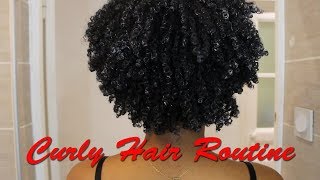 Comment boucler cheveux crépus  Ma routine capillaire [upl. by Ddarb]