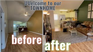 Our Townhome Interior Design Before and After [upl. by Grogan]