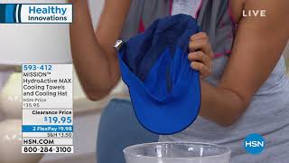 MISSION HydroActive MAX Cooling Towels and Cooling Hat [upl. by Kinnie]