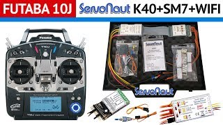 HZM  Truckmodelismo Futaba 10J e Servonaut K40 Wireless Novo [upl. by Serena]