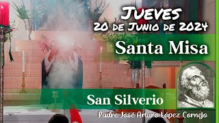 ✅ MISA DE HOY jueves 20 de Junio 2024  Padre Arturo Cornejo [upl. by Nagar]