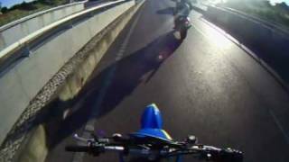 Husaberg FS 650 Vs Aprilia RS 250 [upl. by Atteve]