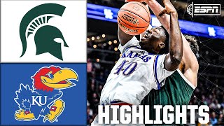 Michigan State Spartans vs Kansas Jayhawks  Full Game Highlights  ESPN College Basketball [upl. by Deidre]