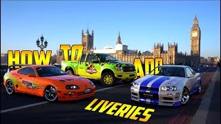 GT Sport Tutorial  HOW TO APPLY AND DOWNLOAD LIVERIES [upl. by Barling]