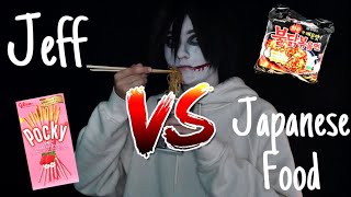 JEFF THE KILLER TRIES JAPANESE FOOD  Cosplay [upl. by Roux911]