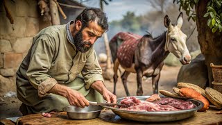 Donkey skin processing for making food viralvideos viral [upl. by Claudian]