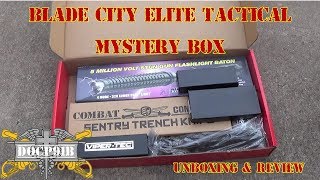 Blade City Elite Tactical Mystery Box Unboxing amp Full Review [upl. by Ellehcim]