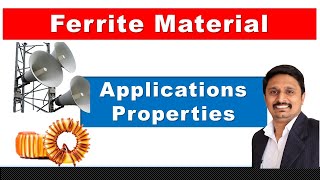 what is ferrite material  properties of ferrite  applications of ferrite  types of ferrite [upl. by Manoff]