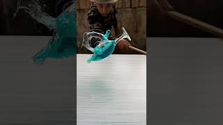 slow motion effect video water slowmotion youtubeshorts asmr [upl. by Enomes]