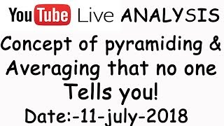 YouTube LIve Concept of pyramiding amp Averaging [upl. by Letsirk]