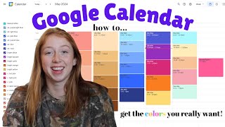 How to Change Google Calendar Colors on Computer amp iPhone [upl. by Ainav]