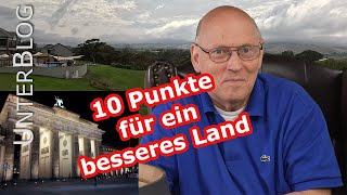 10 Punkteprogramm für unsere Wirtschaft  Aufschwung ist machbar Herr Nachbar [upl. by Leamiba]