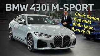 Cận cảnh BMW 430i M Sport Gran Coupe  Màu M Brooklyn Grey Nội thất đỏ Tacora cực đẹp [upl. by Asiaj663]