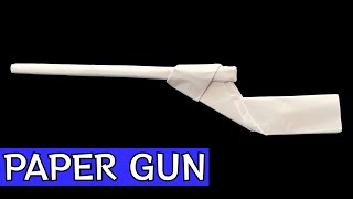 How to Make a Pistol Rifle from Paper  Paper Weapons  Paper Crafts [upl. by Beau]