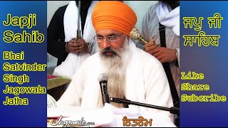 Japji Sahib By Bhai Satvinder Singh Ji  Jagowala Jatha [upl. by Omrelliug5]