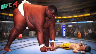 Emmanuel Yarbrough vs Bruce Lee EA sports UFC 4  rematch [upl. by Calbert689]